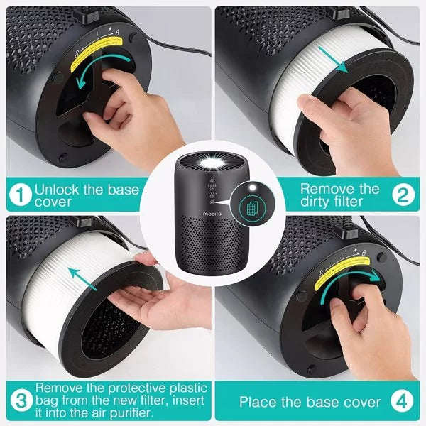 ft, Home 861 for HiSmartLife Air Large for sq Air HEPA H13 Office Cleaner Room Bedroom Filter Purifier
