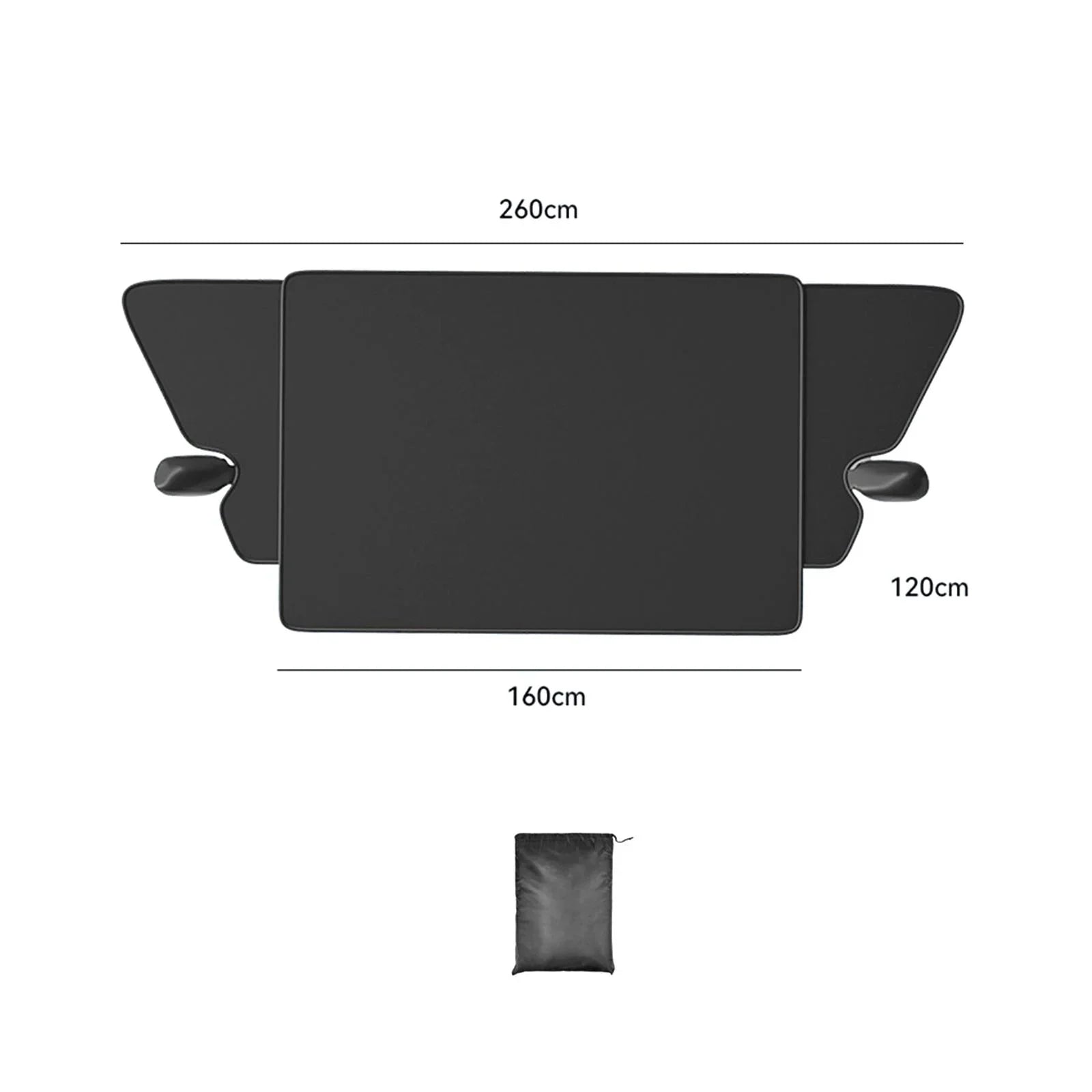 Cover with Snow Cover Front Car Snow Protection, Cars, Tnarru Bag, for Ice Car Cover SUV, Windshield Winter Truck Storage Windproof