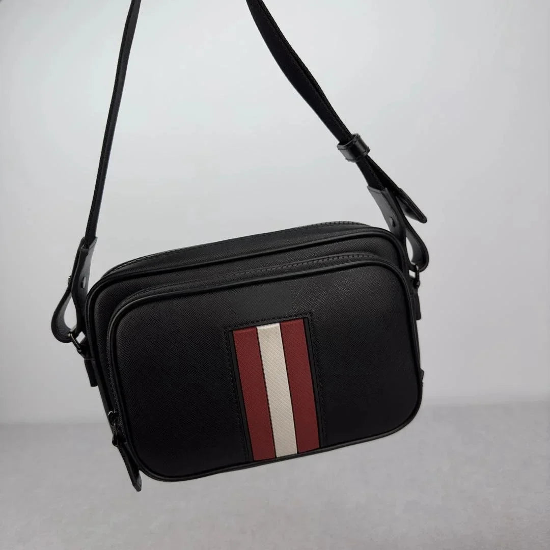 Bag Business Men's Bag Style Genuine Crossbody Bag Bag Commuter Quality Luxury Chest Shoulder Leather Casual High B Shoulder