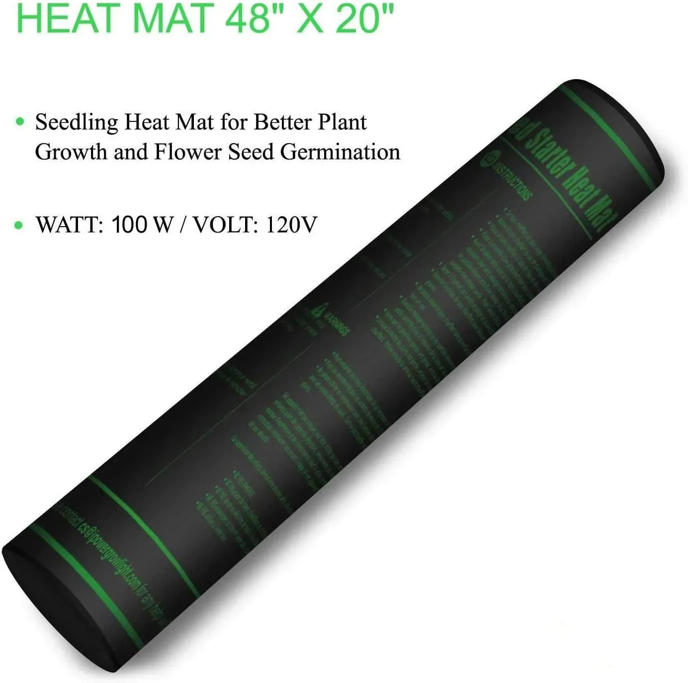 Pad, Controller Plant Fahrenheit Combo 40-108 Hydroponic Heat Thermostat Starting Warm Mat Kit Digital Seeding iPower Degrees and