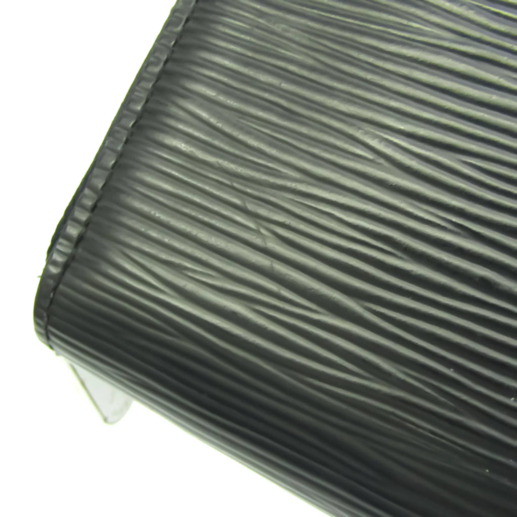 M60632 (Good) Long Men's Noir Wallet (bi-fold) Epi Organizer Pre-Owned Louis Leather Vuitton Epi Zippy