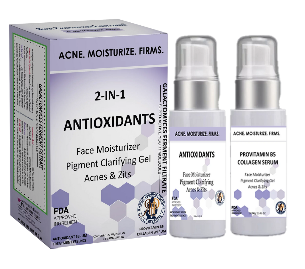 1 in Spots Pack Lift Acnes 2 of Serum Firm A 2 and Antioxidant Remover Moisturizer
