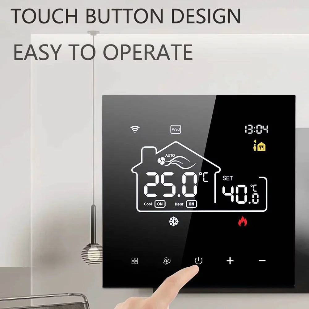 Display Floor Indoor for WiFi Docooler Air Central Conditioning Mobile App Heating Digital Control Thermostat