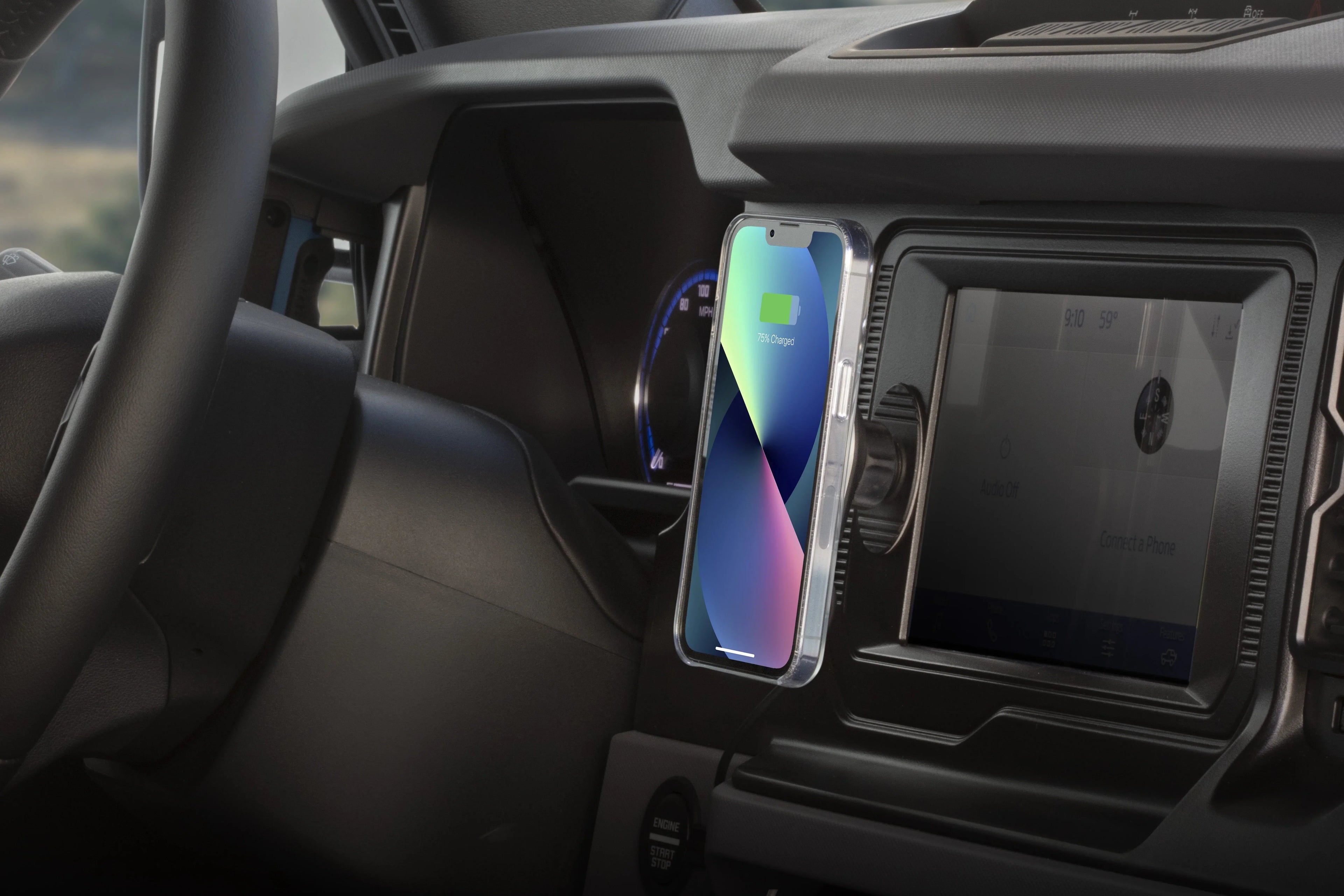Wireless Magnetic Compatible MPQ5DV-SP1 Charging Mount Dash/Vent W/ iPhone, MagSafe Scosche Galaxy