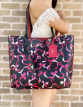 Reversible Tote with Spade Kate Party Large Detachable Wrapping Wristlet