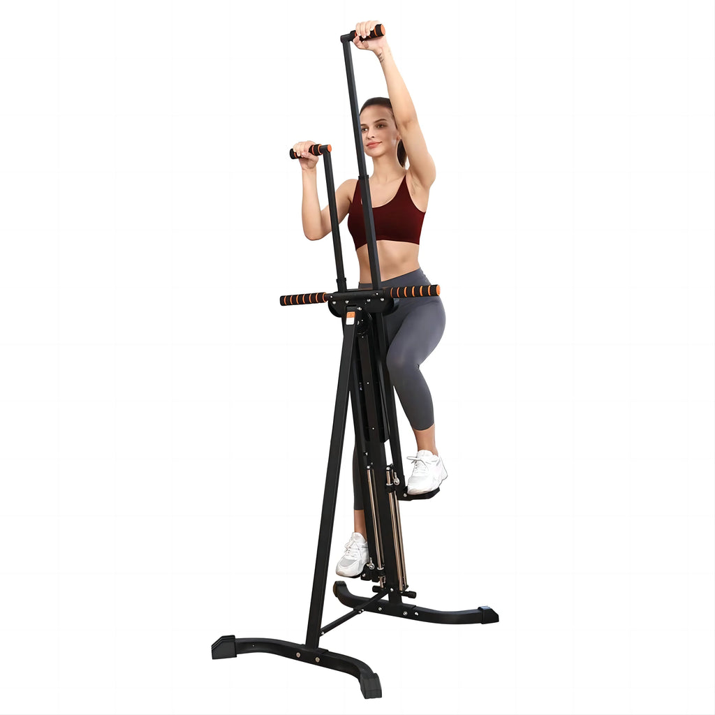 Climber Gym Relife with Adjustable 5 Vertical Machine for Display Home LCD Exercise Levels Sports