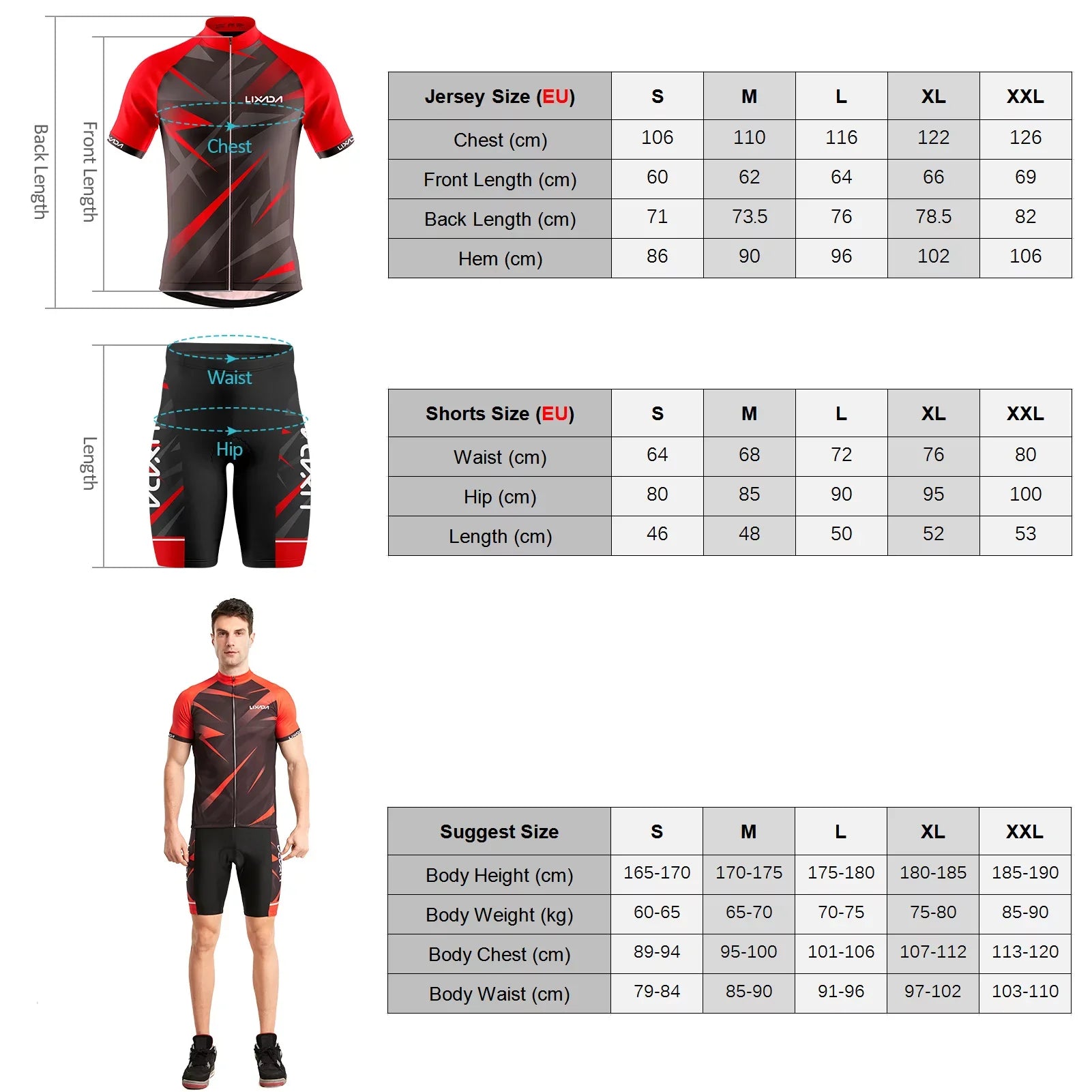 Men And Mtb Set Mewmewcat Padded Shirt Suit Padded And Mtb Sleeve Bike Sleeve Sleeve Lixada Breathable Cycling Breathable Bike And Jersey,Padded Bike Men Shirt Buzhi Shirt