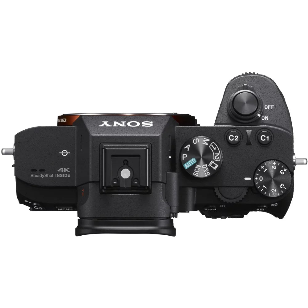 a7III Memory Mirrorless Camera Sony 64GB a7III Interchangeable Lens Frame Bundle & Flash + 24.2MP Body Full Accessory