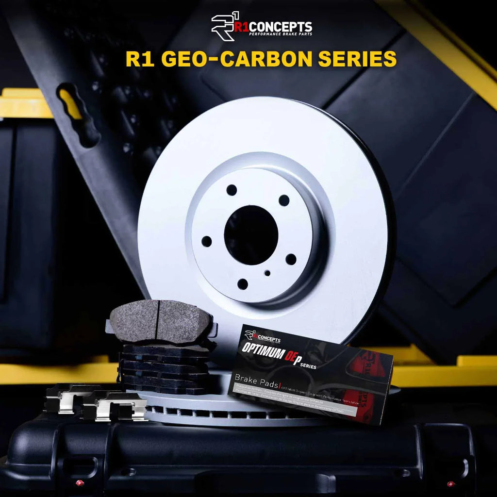 Pads OEp Rear and R1 Concepts Kit Optimum |Hardware Brake |Rear Rotors and WDUH1-76143 and Rotors Pads| Rotors Kit Brake Brake Pads| Brakes