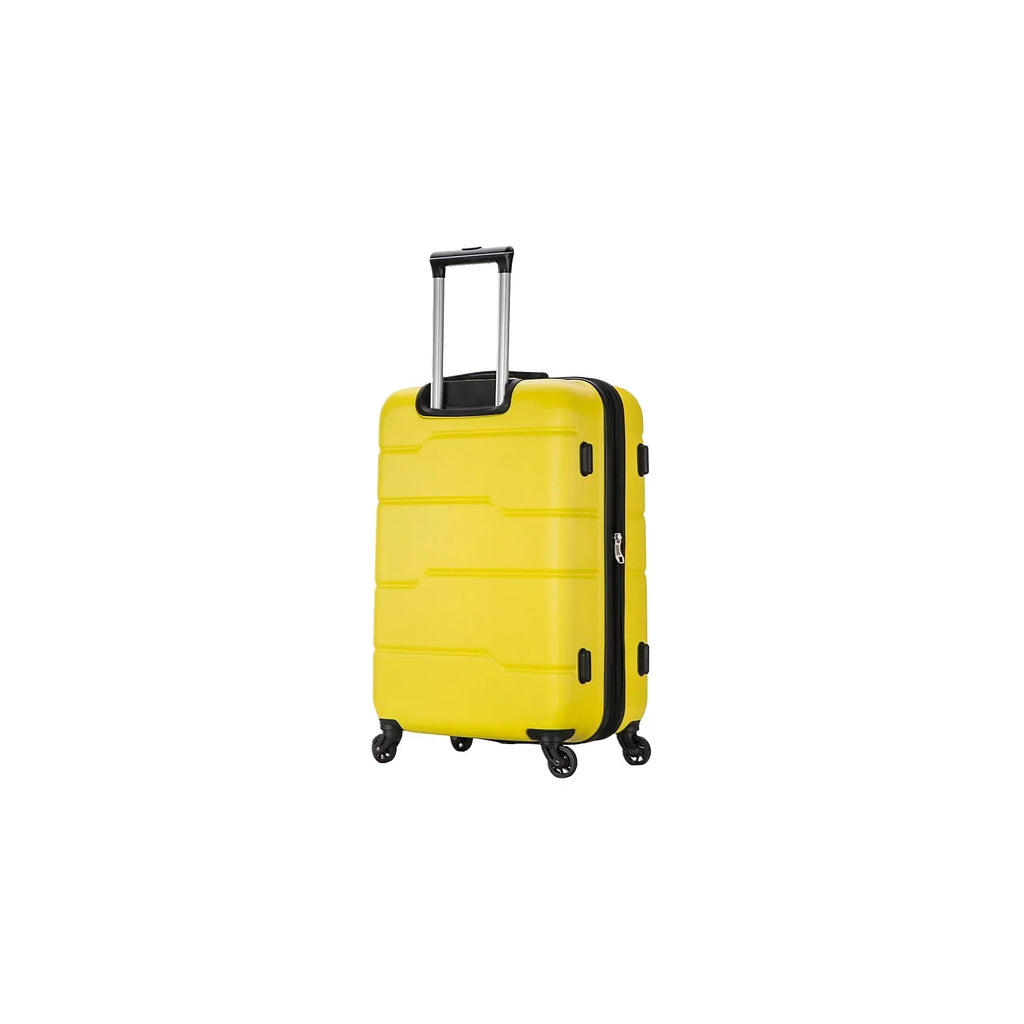 Luggage Yellow (DKROD00M-YEL) RODEZ Plastic DUKAP 4-Wheel Spinner