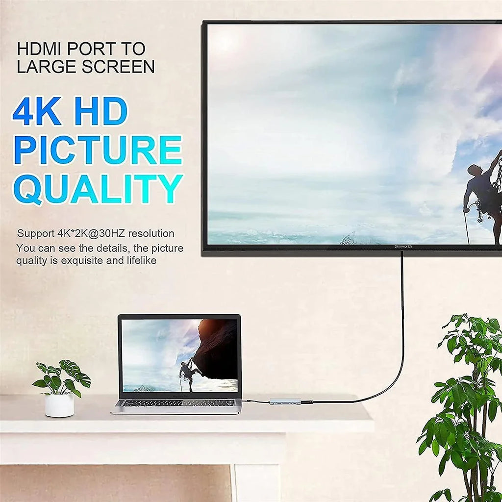 Laptop with Gigabit Pro,Air 11-in-1 Dell VGA,Type-C HDMI, Power,USB Kidsol USB MacBook C 3.5mm LAN,SD,MicroSD,Compatible Ports A*4, 4K Station PD100W Lenovo with HP Multi-Port Docking
