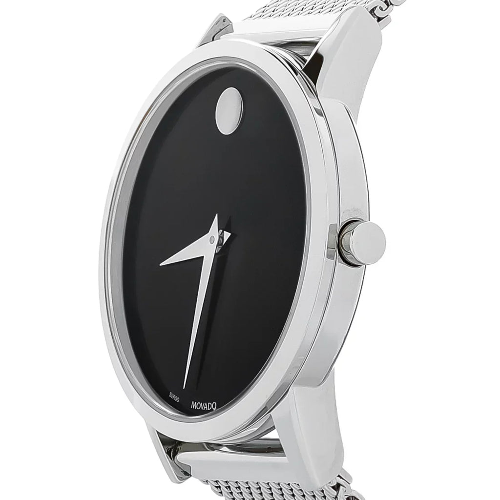Classic Ladies Steel Swiss Stainless Movado 0607646 Museum Quartz Watch