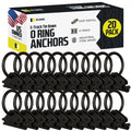 to Track Steel, O E Ring in Cargo E-Track "20 Trailer, Rails Truck, Loads Tie-Down ETrack Tie Van, Pickup" System Anchors Fittings, Down Spring w/ Enclosed/Flatbed TieDown