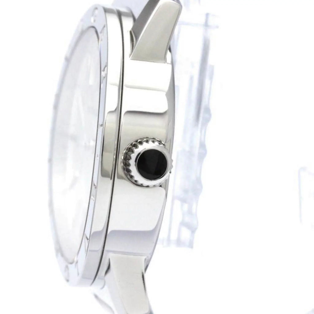 Pre-Owned Steel (Good) BF560761 BVLGARI Automatic Polished BVLGARI-BVLGARI BB39S Mens Watch