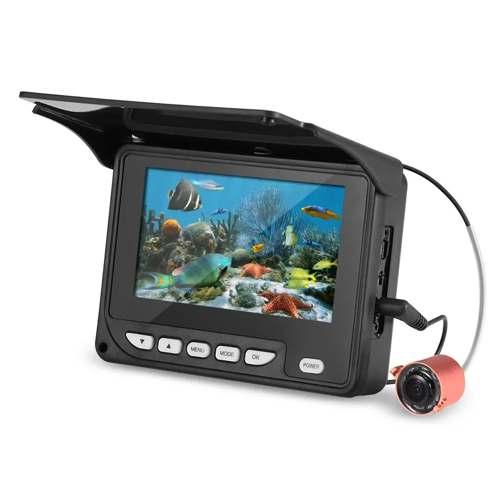 Portable 4.3 Inch Camera Carry Bag Fishing Underwater moobody Camera Fish Ice Vision Boat with Cable 20M Fishing Night Waterproof Finder