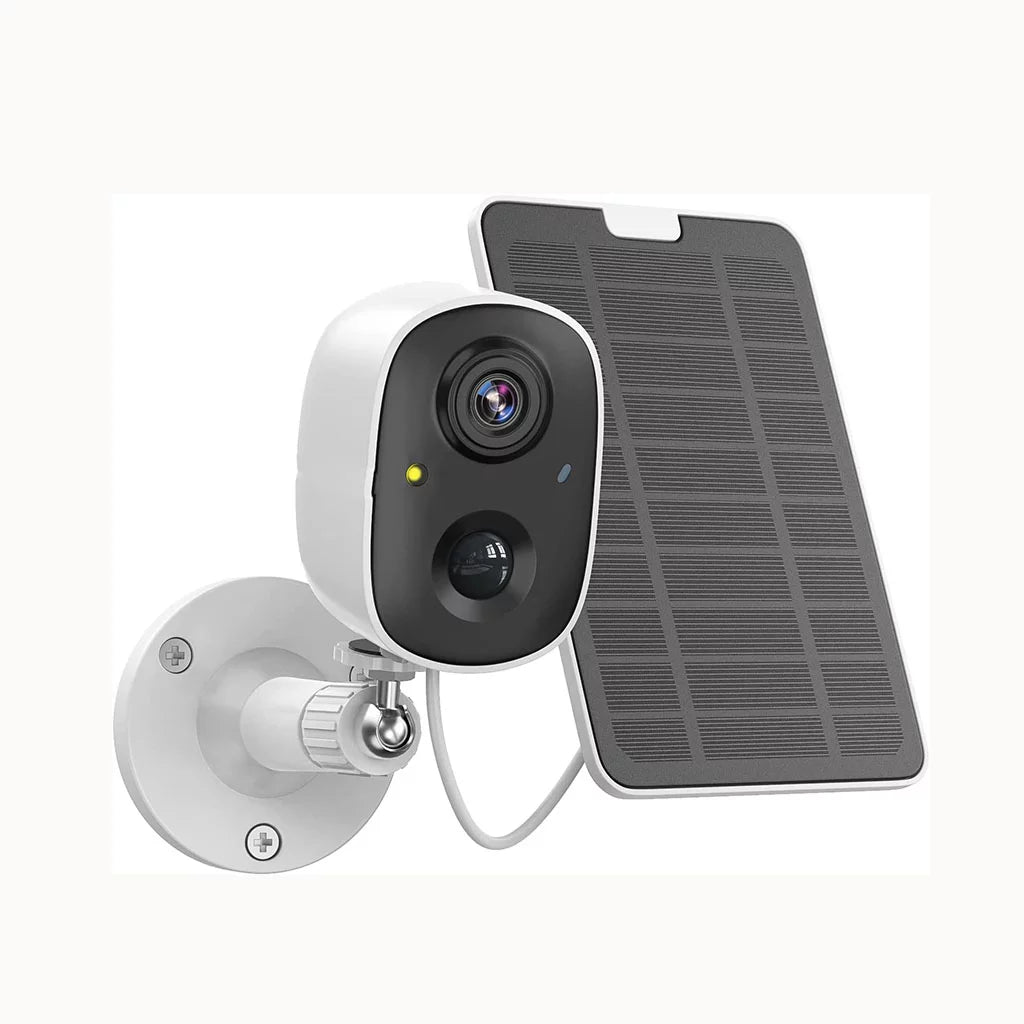 Security Camera Motion Powe Audio, Detection, Siren Solar Alarm,Cloud/SD Outdoor, Color 2-Way Waterproof Storage,IP65 Vision 1080P Camera, Battery Wireless Surveillance WiFi Night