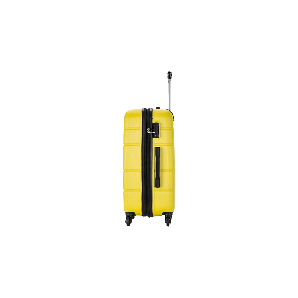 Luggage Yellow (DKROD00M-YEL) RODEZ Plastic DUKAP 4-Wheel Spinner