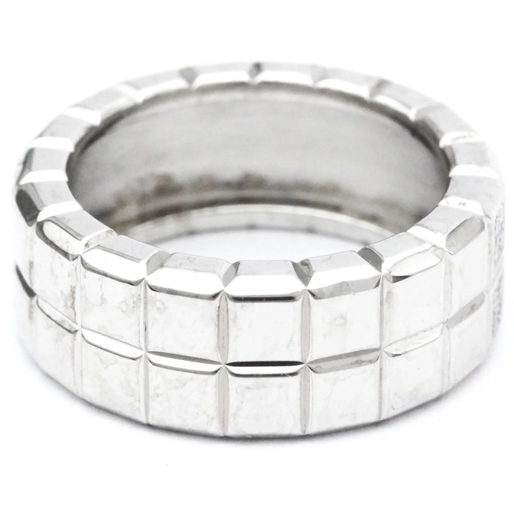 Ring Band 82/3790 Fashion Pre-Owned White (18K) Cube Ice Diamond Chopard (Good) Gold