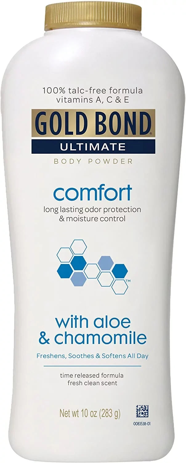 Comfort Pack Bond Powder Ultimate 3 Gold Aloe 10 oz Talc-Free Body