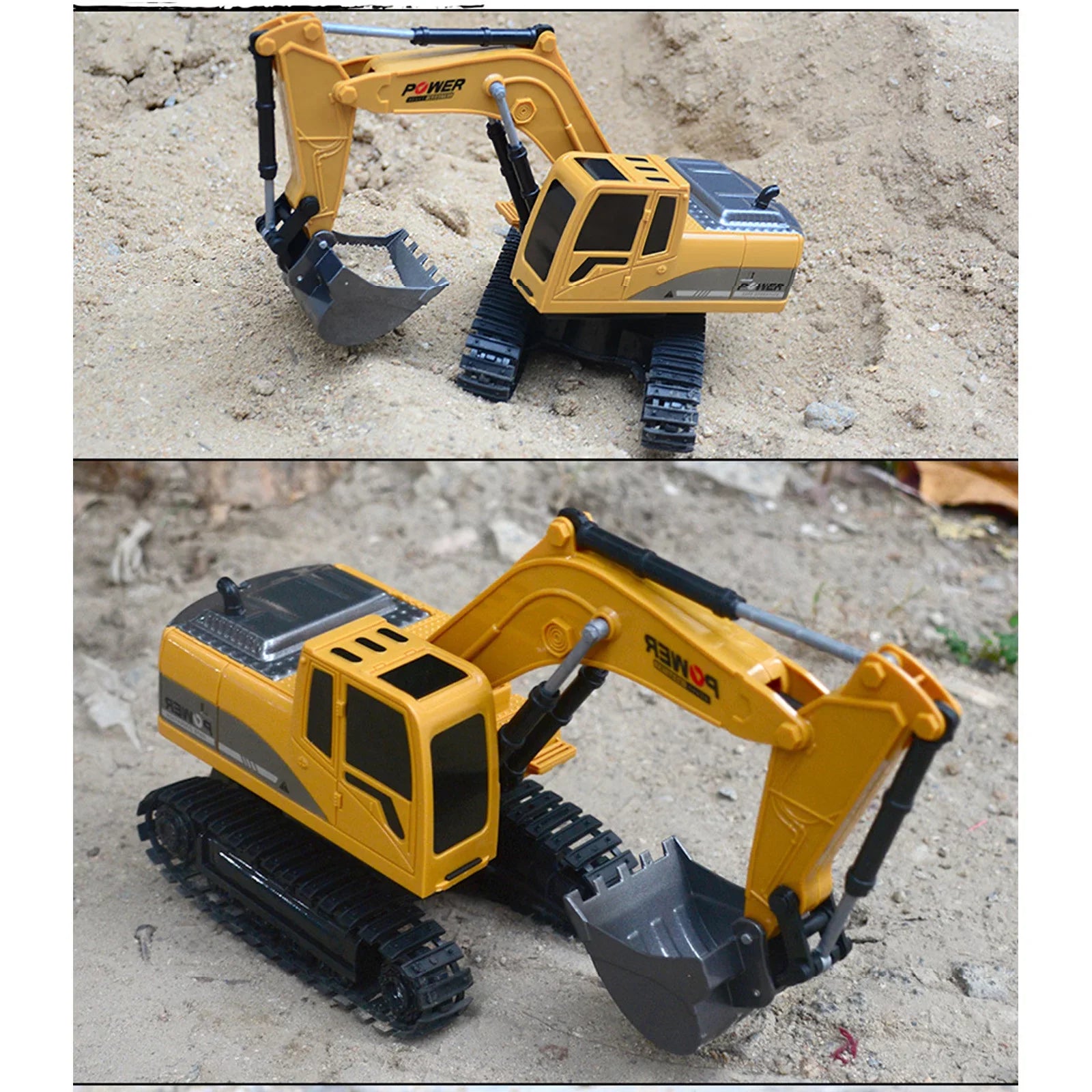 Plastic Christmas ExcavaTOr RC Engineering YHAIOGS Mini Electri Alloy 1:24 Trucks Car RC