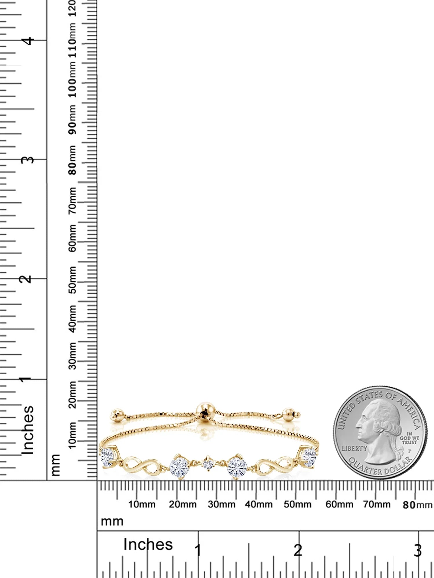 Silver Plated Bracelet Women 18K Gem Moissanite Created White Set Cttw) Gold Yellow King For Sapphire (2.05 Stone with