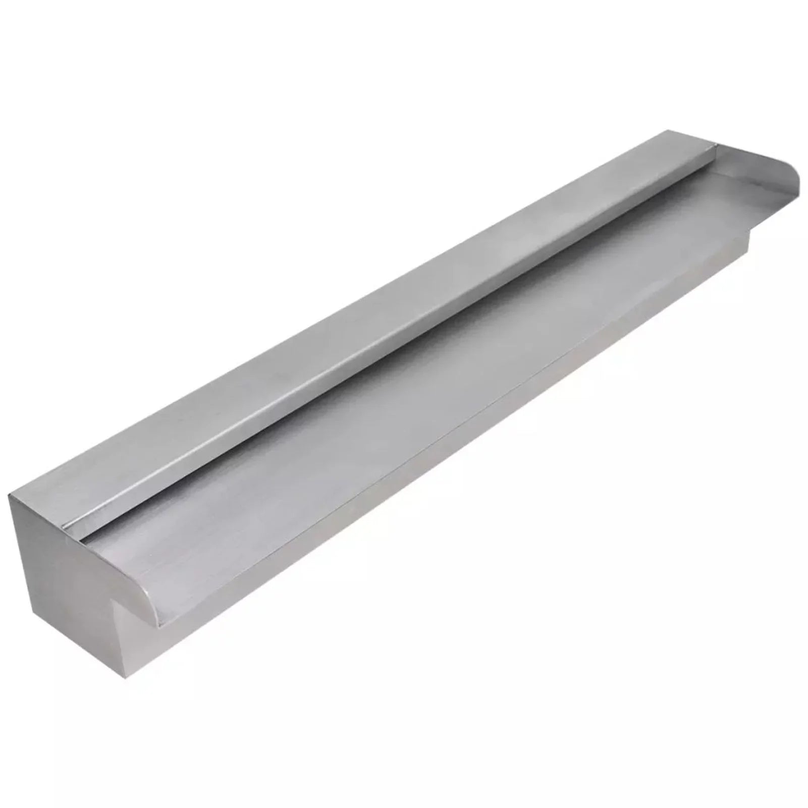 X Waterfall Waterfall Above 23.6 Inches Slide Stainless Andoer Pool Steel (w Pool Waterfall Waterfall With 4.5 ,23.6 X X Pool Pool Feature Pond Steel Spillway X SpillwayPatio Pond 4.5 23.6"