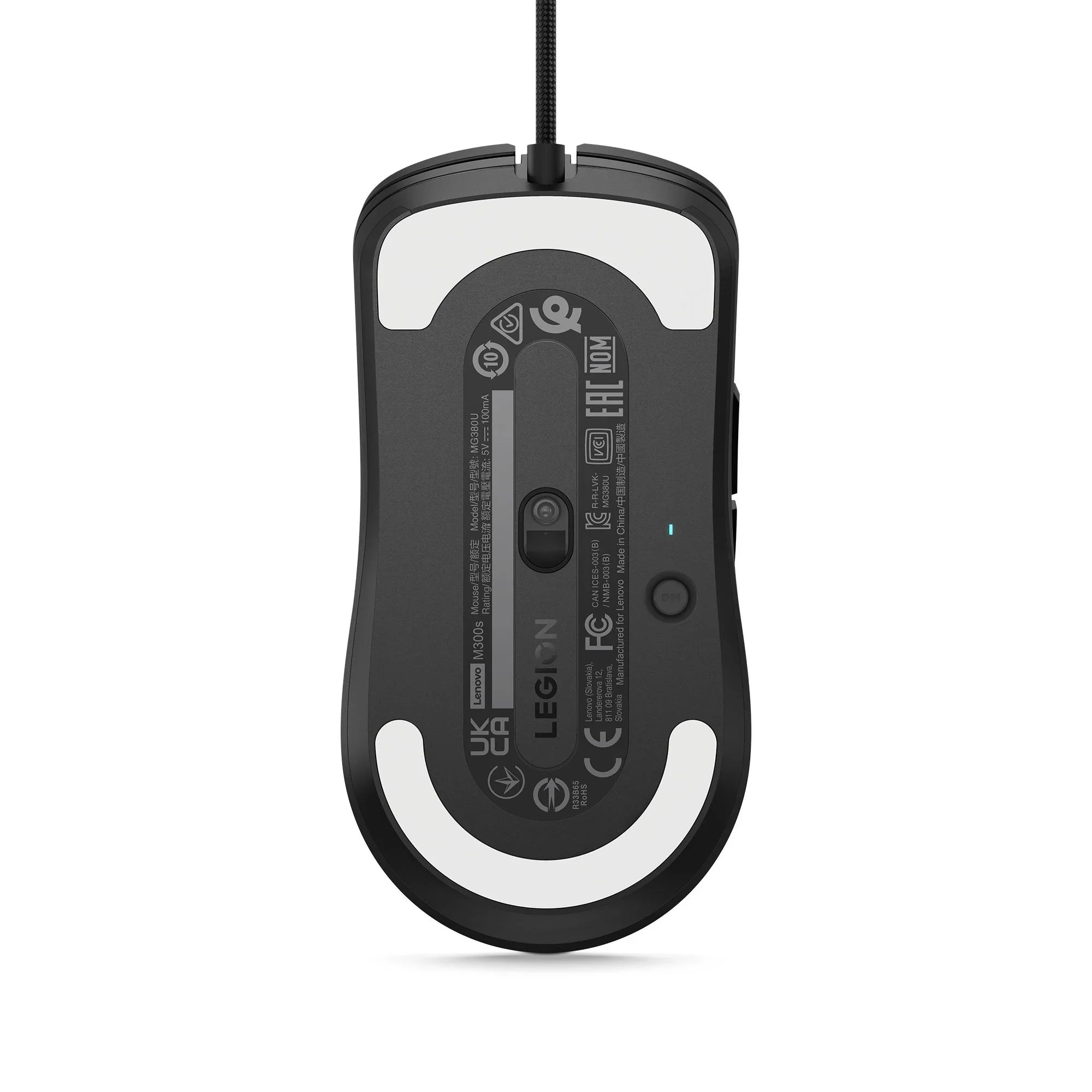 retail right left-handed Lenovo - RGB - - - wired - buttons - CRU and 6 M300s - USB Legion black - shadow 2.0 optical Mouse -
