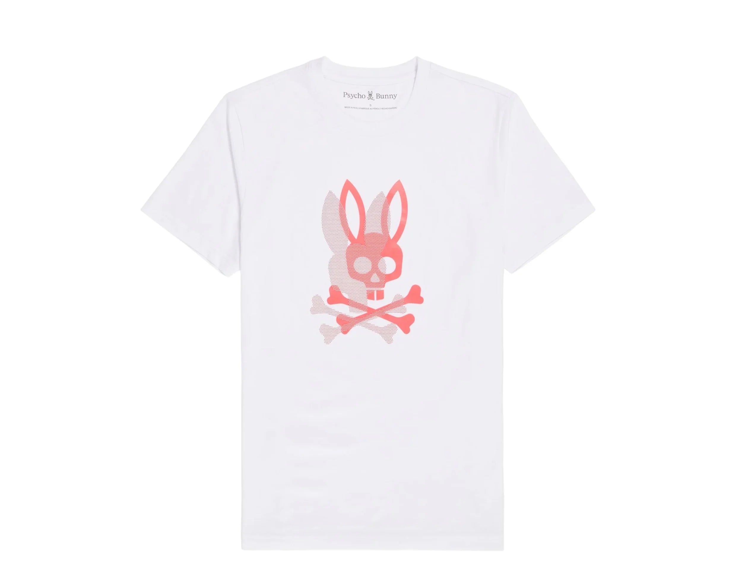 Chicago Men's Dotted ShirtWhiteS Tee Psycho BunnyPsycho HD Graphic Bunny