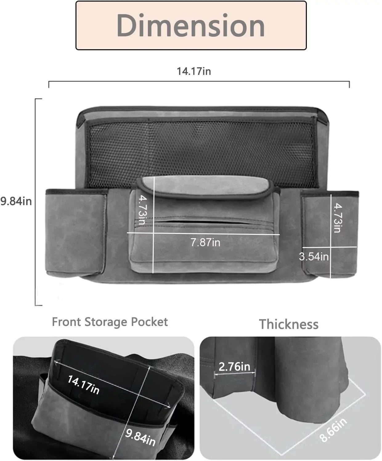 for with Holder Car Net Car Holder Car for Liner Car Pocket Car Inner Removable Large Purse Pocket Capacity Storage Barrier Multi-Pocket Fymlhomi Bag Seats Kids Pet Handbag Between