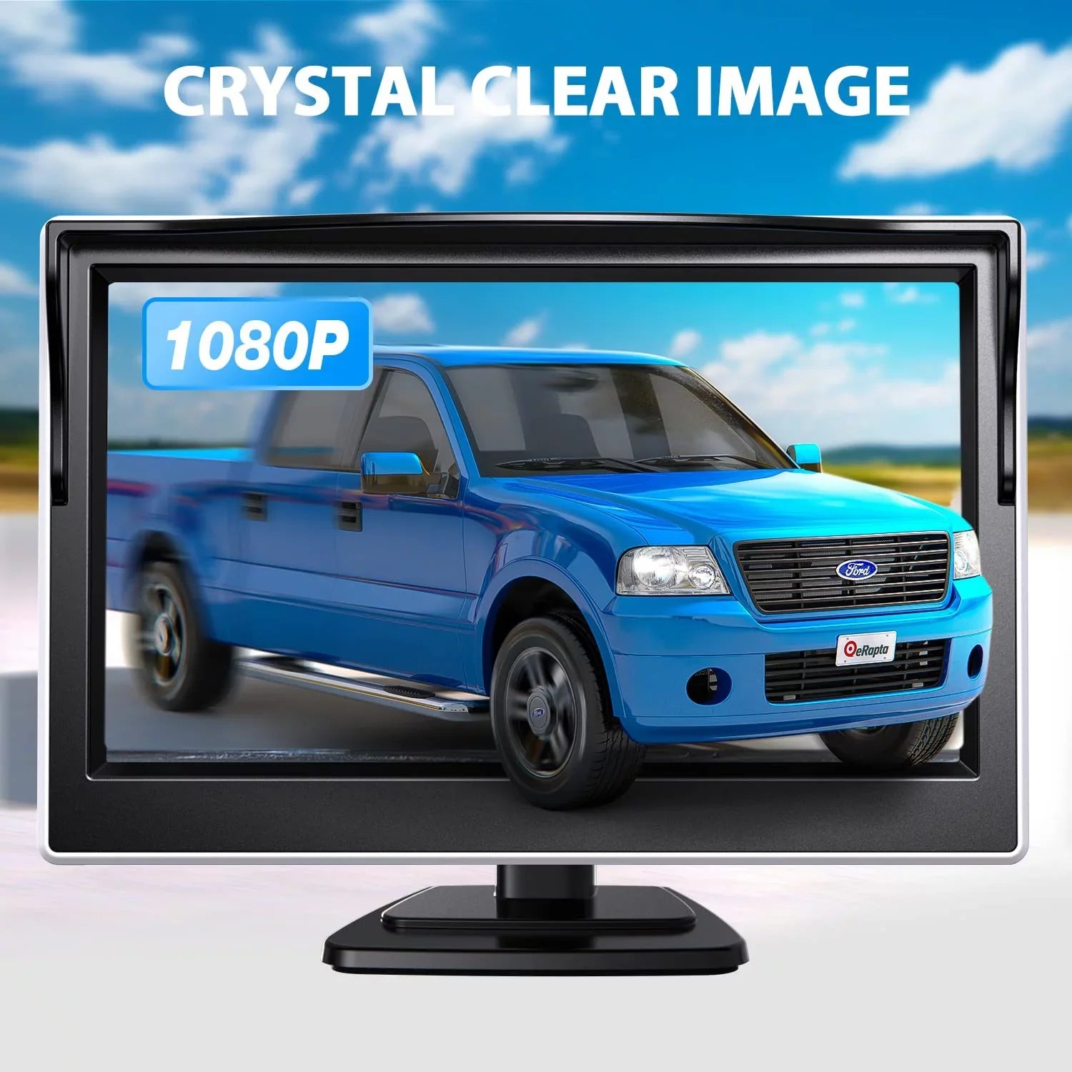 Minivan View Reverse Backup Rear with 5'' Car Camera Car Vision A5i Monitor eRapta Night Trailer Waterproof Backup Truck for IP69 Camera Plate License