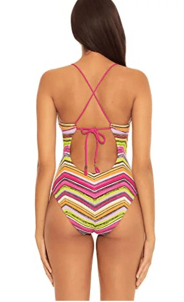 MULTI One-Piece Virtue Farah Abigail Large Rebecca Swimsuit, by Becca US