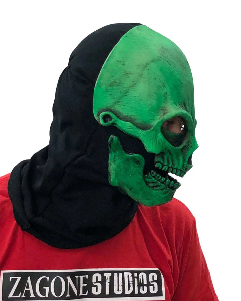 Uv Sock Skull Mask Green