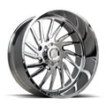 1 LUXXX WHEEL 26X14 LHD HIGH HD POLISHED 125CB PRO HORNET -76ET FORGED 8X165