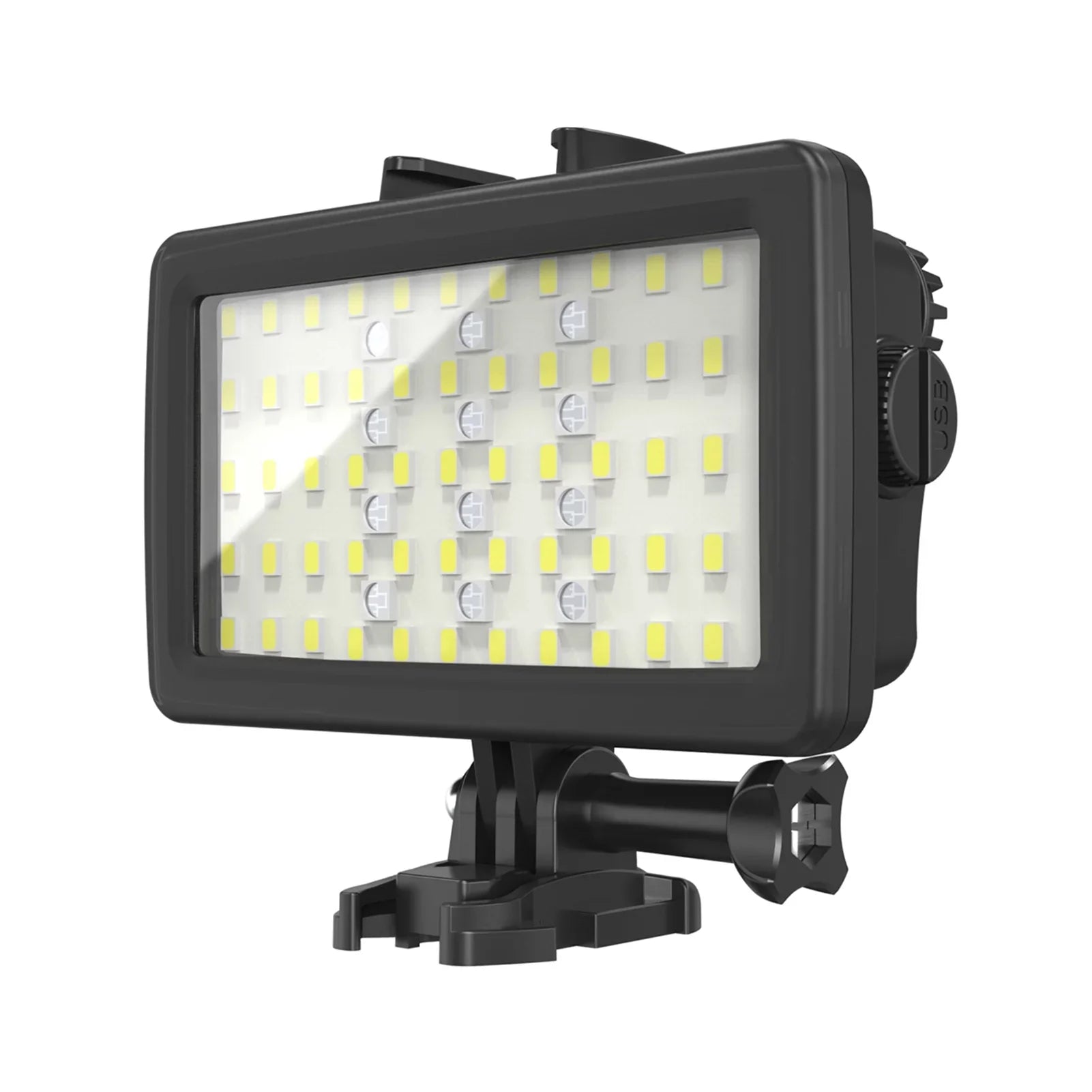GoPro Video for CRI95+ Waterproof IPX8 Built-in for Rechargeable RGB Underwater Walmeck Photography Diving 40M Fill Replacement 8 Dimmable Underwater Battery Andoer Snorkeling Video SL-20 Modes