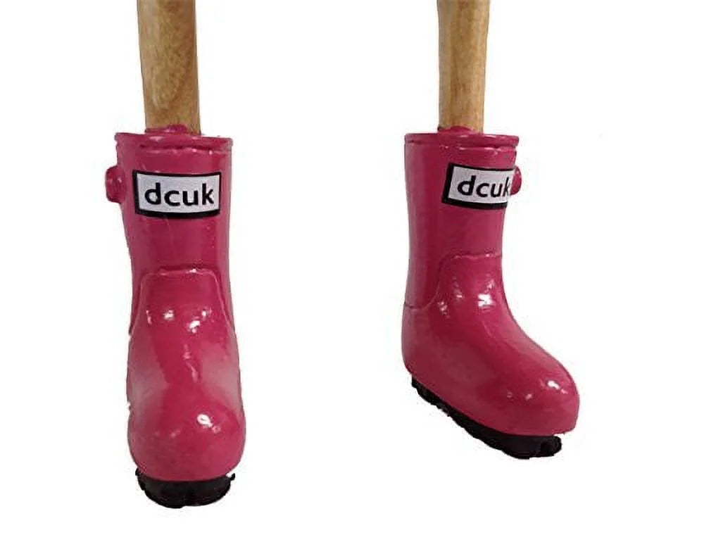 Ducklet - Duck Boots - The Welly Fuchsia - Company Solid Natural Large DCUK,