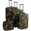 Pc 4 Camo Luggage Set