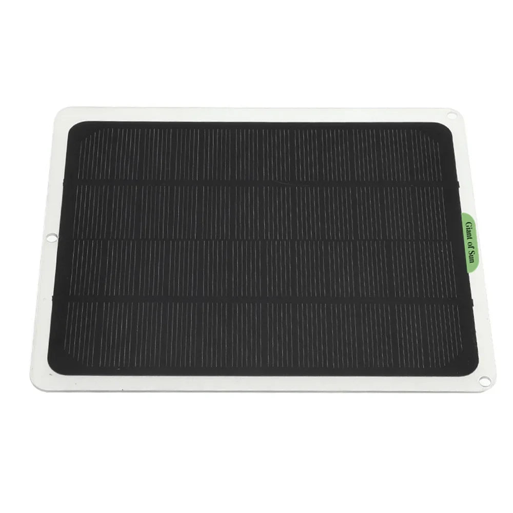 RV Charging Outdoor Solar for Flexible 20W Panels 12V/5V Charger Clips Monocrystalline occkic Battery Cars Yachting Charger with