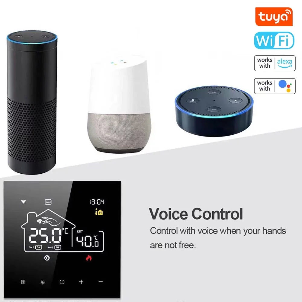 Display Floor Indoor for WiFi Docooler Air Central Conditioning Mobile App Heating Digital Control Thermostat