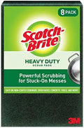 Scour Heavy pad Large 8 8 Green, Scotch-Brite Pads Duty,