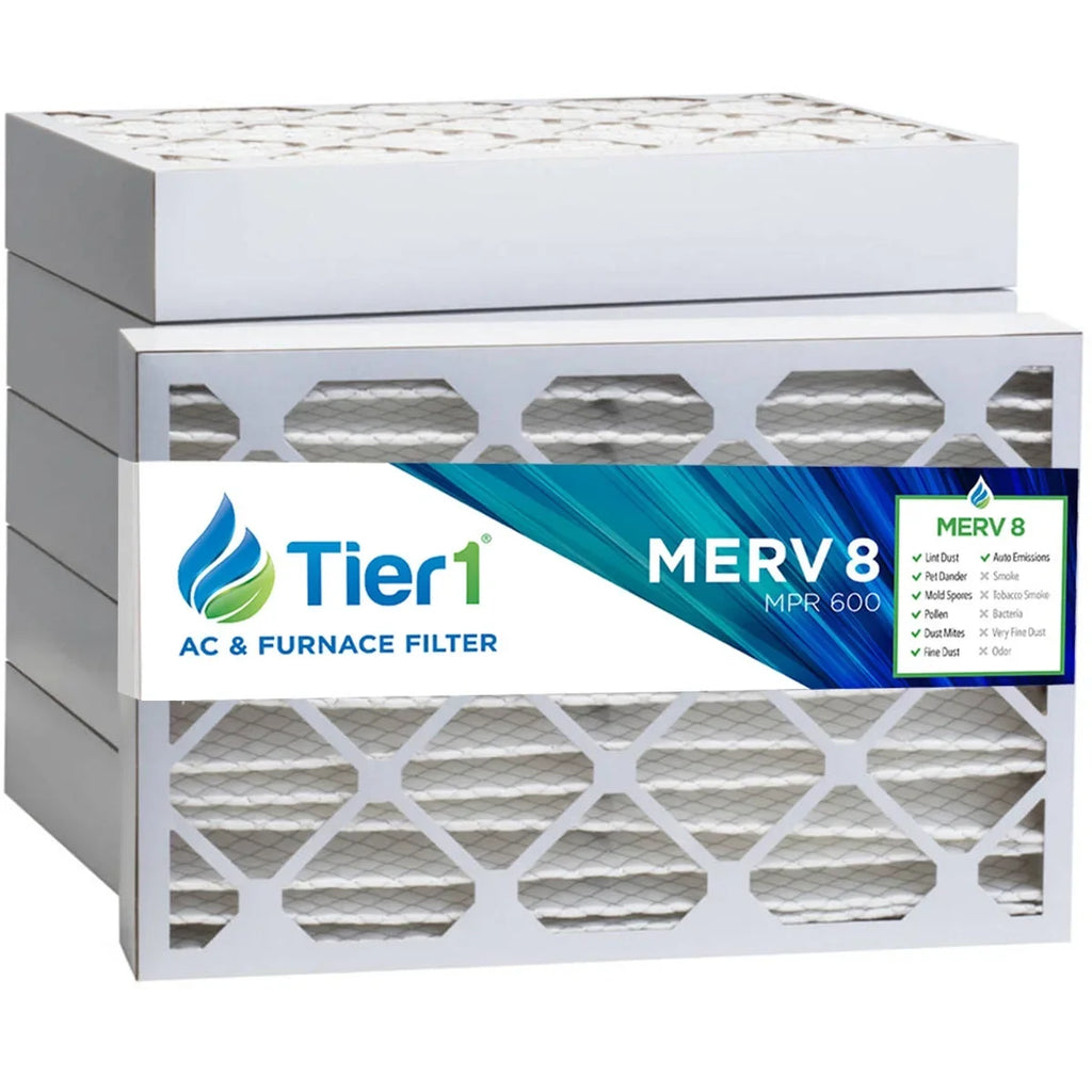 Pollen Merv Tier1 Air 16x25x4 Pack & 8 Comparable Filter Dust 6