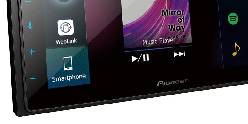 License Plate 6.8" Media + Receiver Backup Mechless Pioneer Camera DMH-2660NEX
