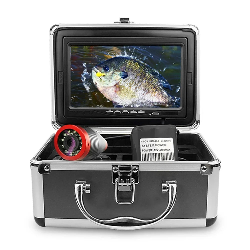 Fish Imaging, User-friendly Lake Boat Fishing Crystal - Finder Clear Fishing Enthusiasts Fishing Perfect with for Erchang for Portable Underwater Camera Design, 7 Inch Kayak Sea