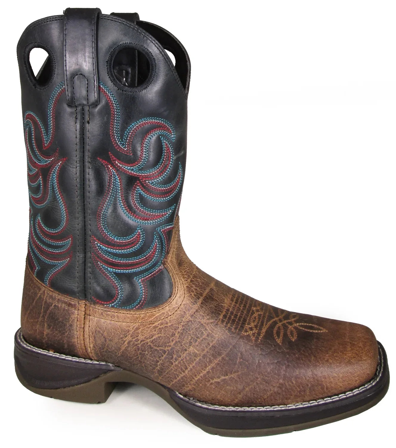 Brown/Black Benton Mountain Boots Smoky Mens Leather Cowboy 11D