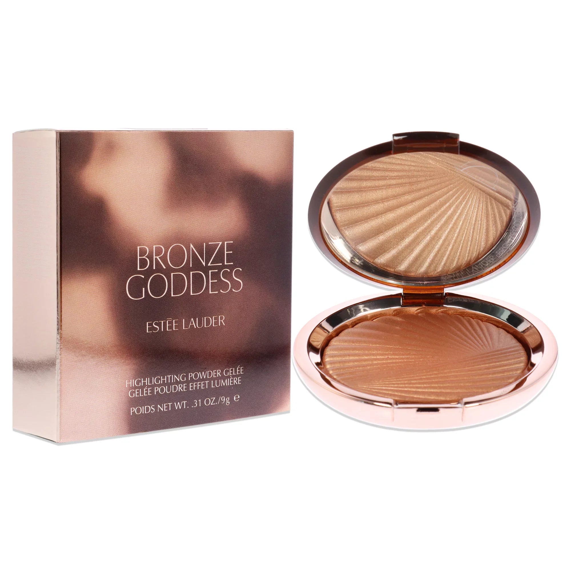 Lauder Highlighter - oz 2 Gelee Crush, Goddess Bronze Estee Powder Solar Highlighting 0.31