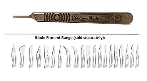 (Original 3 for Version) 15a blades Handle 12 Swann 11 : : : Steel) Scalpel No : Morton 10a : Stainless : 10 15 (Solid Version) (Original