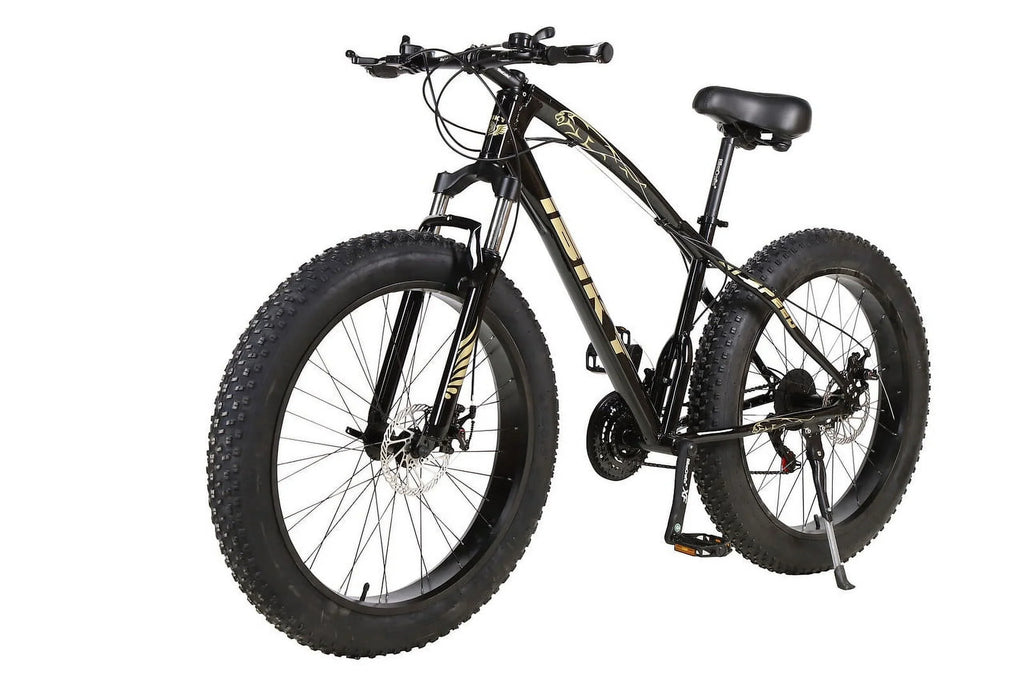 Fat Bicycle Snow Black 26" Tire Speed Grass Sand 4.0 Fatbike Mountain Bike 21
