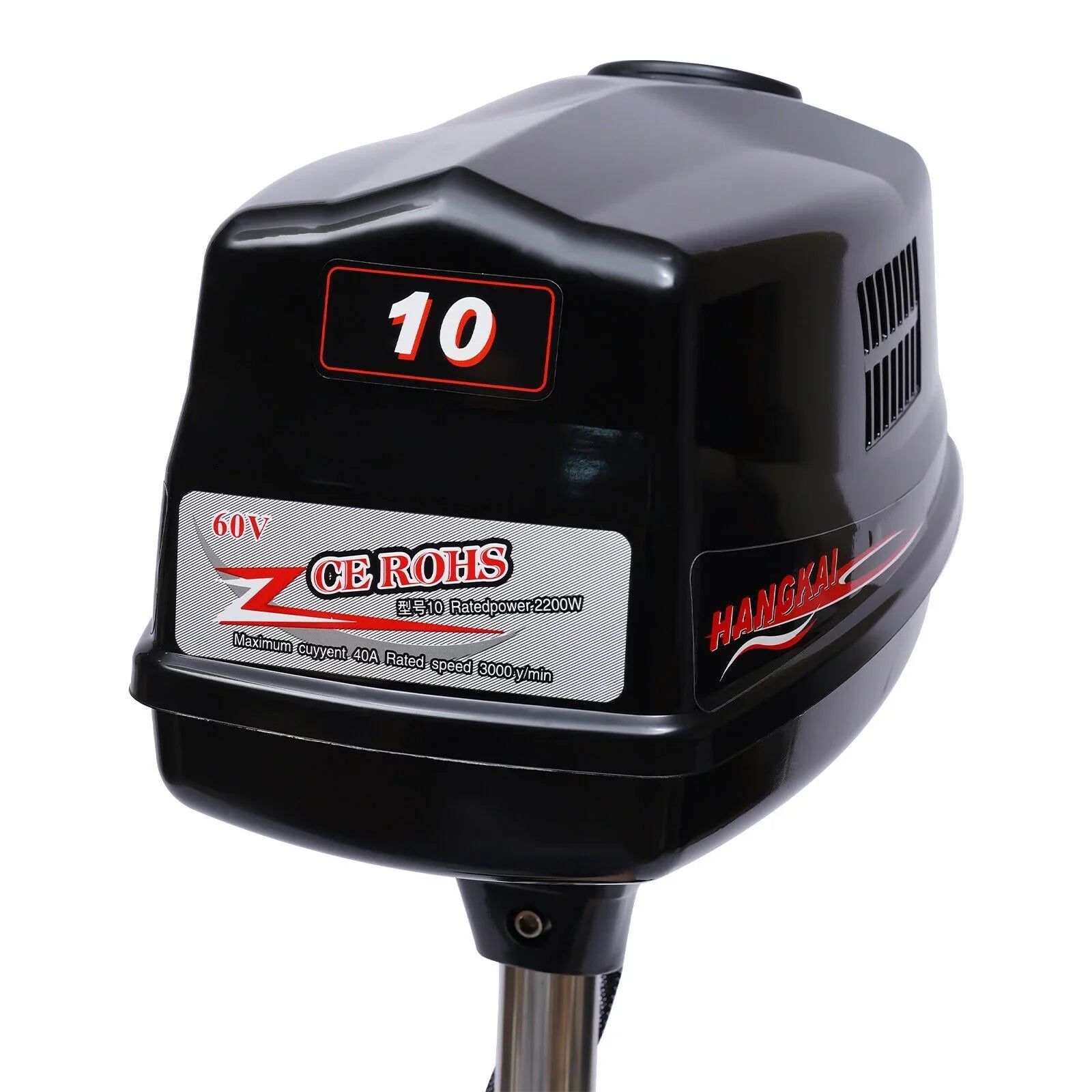 Electric Outboard Tiller Control Fishing Trolling 2.2KW 60V 10HP Engine Brushless Motor Heavy 3000 Boat Motor Duty R/Min ZhdnBhnos