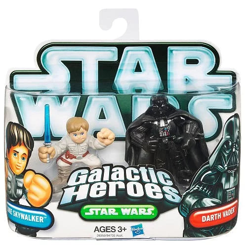Galactic Mini Skywalker Heroes Pack Figure, 2010 Darth Wars & Star Vader 2 Luke