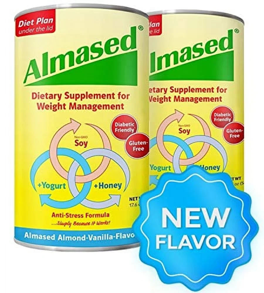 Replacement non-GMO Loss – Meal (2 oz pack) Almased – Weight Gluten-Free, 17.6 Flavor, shakes Vanilla Powder