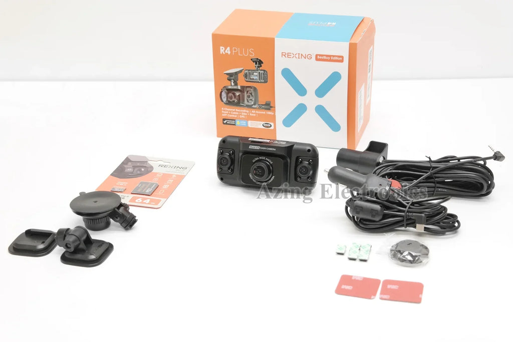Around W/ Good Resolution Pre-Owned:Very 1080p Dash R4 All Cam Rexing